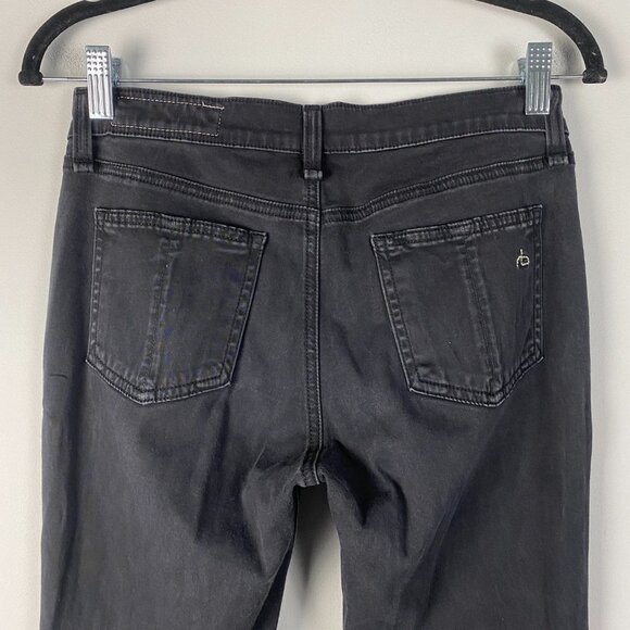 Rag & Bone Rusted Ombre Legging Jeans Size 27 Black Purple Jegging - Picture 7 of 11